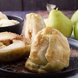 Puff Pastry Cinnamon Baked Pears Recipe