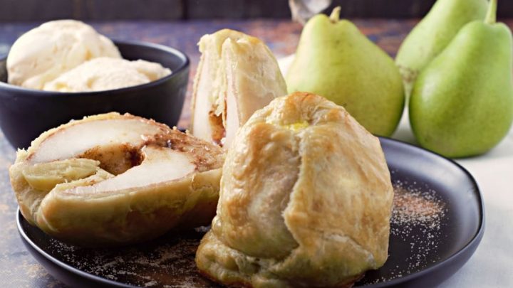 Puff Pastry Cinnamon Baked Pears Recipe