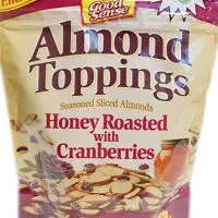 Good Sense Almond Toppings Honey Roasted with Cranberries, 3.5 Ounce