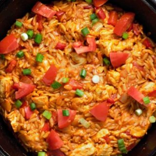 Chicken Taco Orzo Skillet