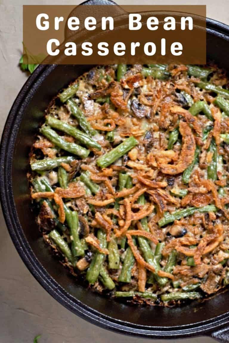 Creamy Green Bean Casserole for Two (25 min) • Zona Cooks