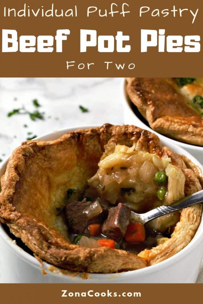 Individual Beef Pot Pies • Zona Cooks