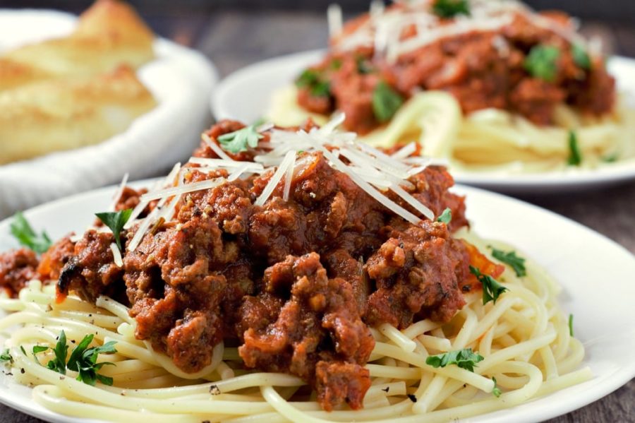 Spaghetti with Homemade Meat Sauce