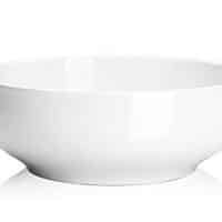 (2 Packs) DOWAN 2-1/2 Quart Porcelain Serving Bowls