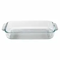Pyrex SYNCHKG055786 Basics 2 Quart Glass Oblong Baking Dish, Clear 11.1 in. x 7.1 in. x 1.7