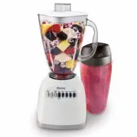 Oster 006640-BG3-N01 Simple Blend 100 10 Speed Blender with Blend and Go Cup, White