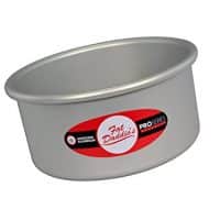 Fat Daddio's PRD-63 Anodized Aluminum Round Cake Pan, 6 Inches by 3 Inches