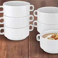 KOVOT Set of Porcelain Stackable 20-Ounce Bowls (6 Bowls)