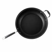 Anolon Advanced Hard-Anodized Nonstick 14-Inch Skillet with Helper Handle, Gray