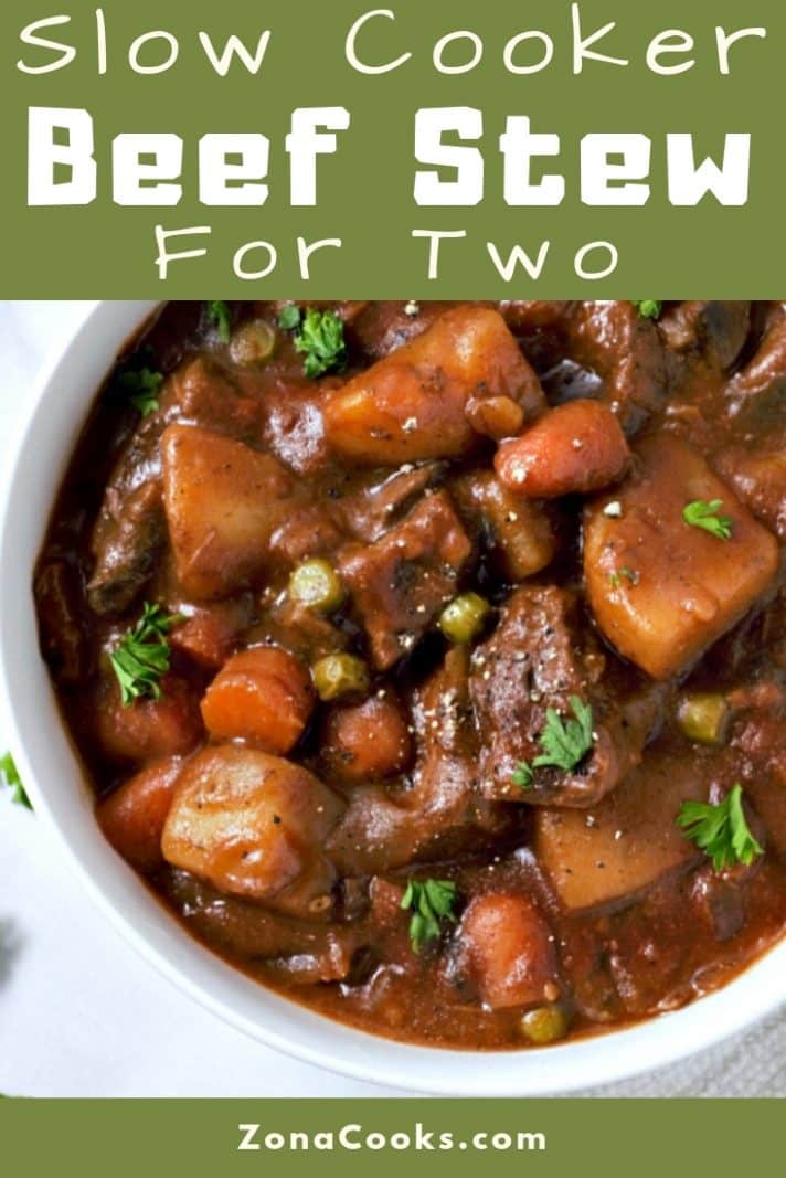 Crockpot Beef Stew Recipe for Two