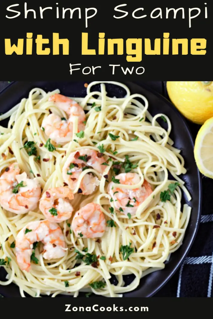 Shrimp Scampi with Linguine Recipe for Two