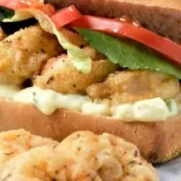 Fried Shrimp Sandwiches