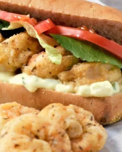 Fried Shrimp Sandwiches