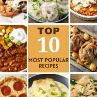 Top 10 most popular recipes on Zona cooks