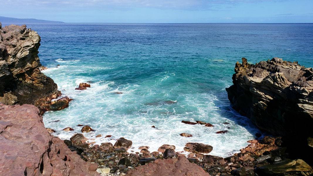 gorgeous ocean view along the Kapalua Coastal Trail