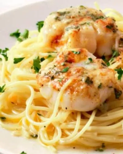 Lemon Scallop Pasta