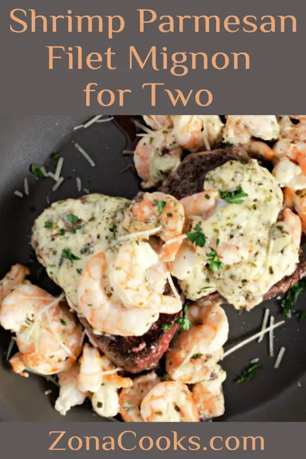 Shrimp Parmesan Filet Mignon Recipe for Two