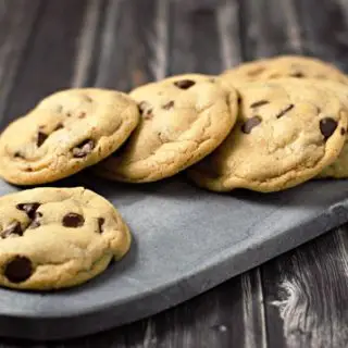 6 Best Soft Batch Cookies for Two Small Batch Recipe on a cutting board