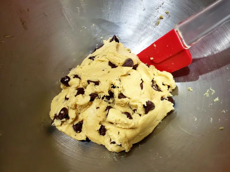 best soft batch cookie dough with chocolate chips added