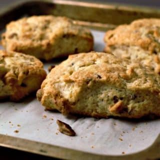 Butter Pecan White Chocolate Scones Small Batch