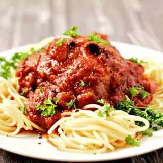 Slow Cooker Chicken Cacciatore for Two • Zona Cooks