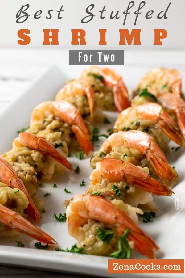 Easy Baked Stuffed Shrimp 20 Min • Zona Cooks