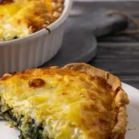 Spinach Artichoke Quiche