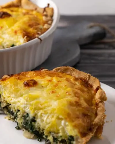 Spinach Artichoke Quiche