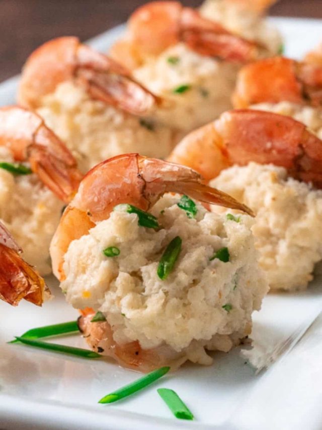 Baked Stuffed Shrimp (Just 20 minutes!) • Zona Cooks