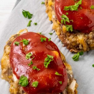 Individual Cheddar Meatloaves