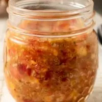 Tomato Peach Salsa