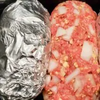 Slow Cooker Meatloaf and Baked Potatoes