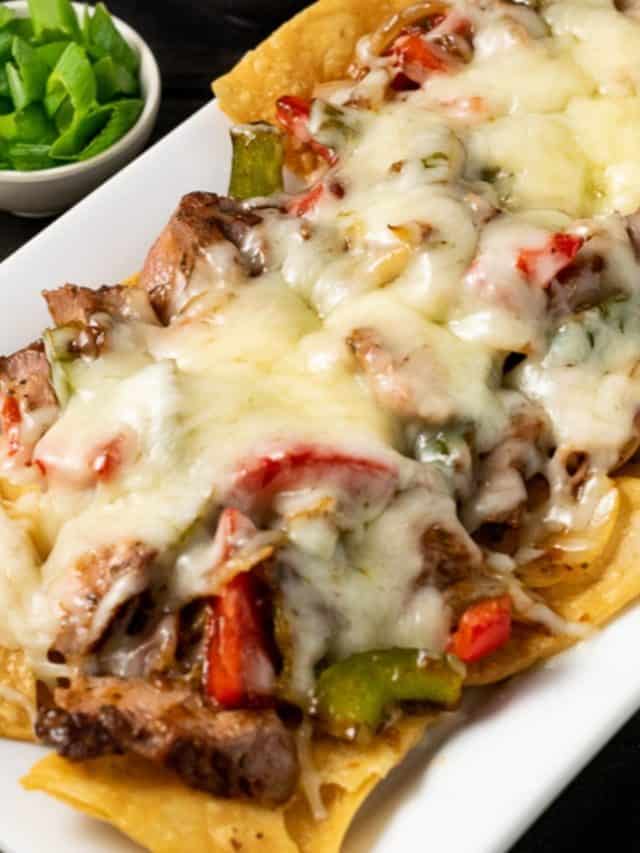 Ribeye Fajita Nachos • Zona Cooks