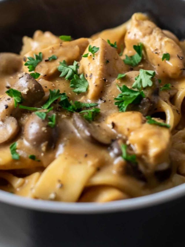 20 Minute Chicken Stroganoff