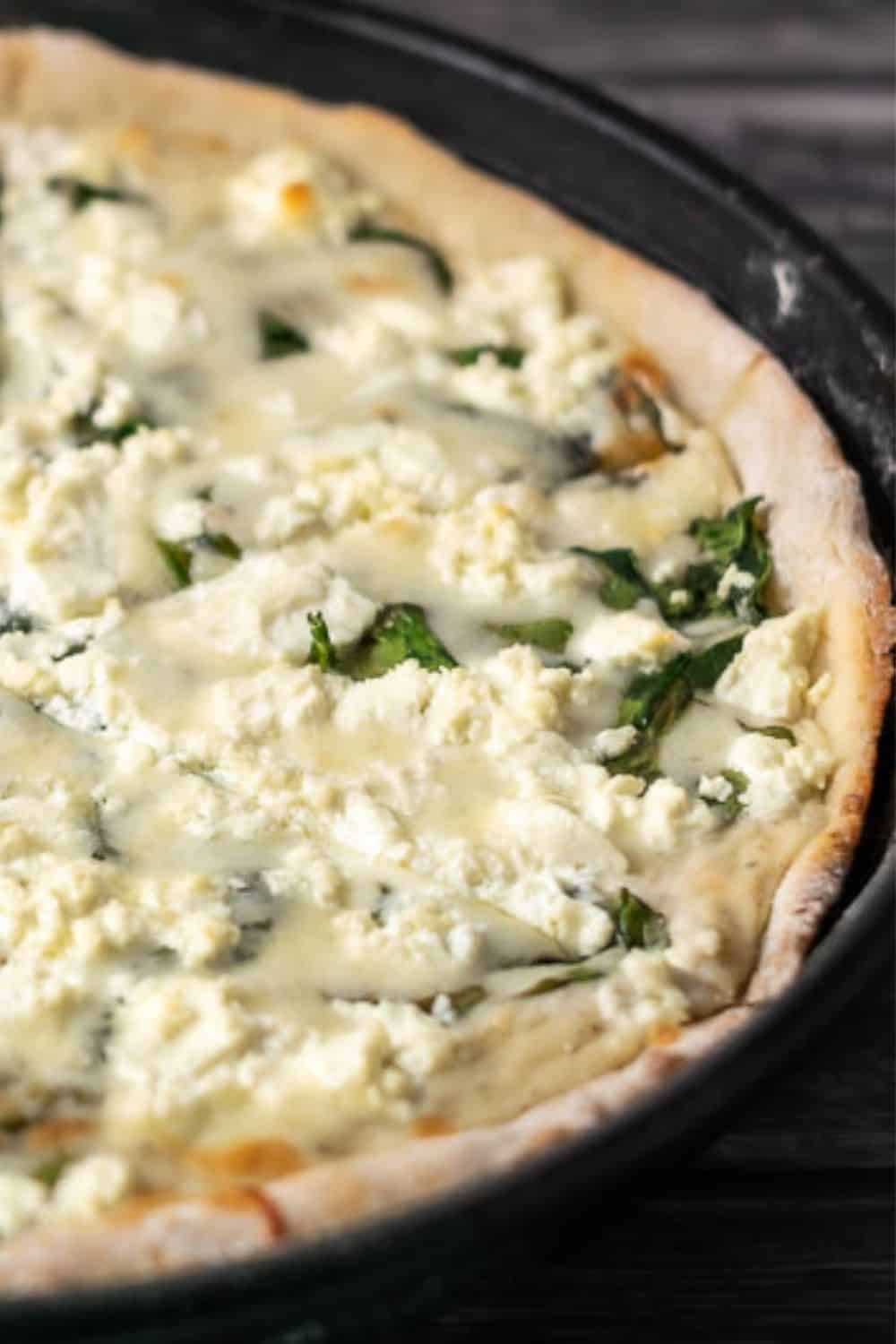 Goat Cheese and Spinach Pizza • Zona Cooks