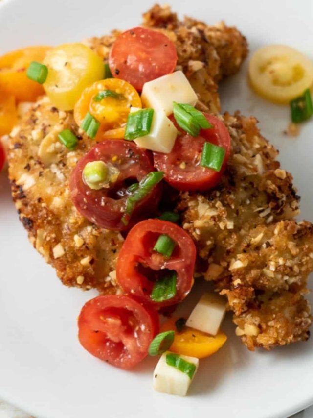 15 Minute Almond Panko Chicken