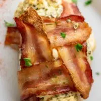 Bacon Wrapped Cream Cheese Chicken