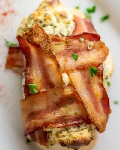 Bacon Wrapped Cream Cheese Chicken