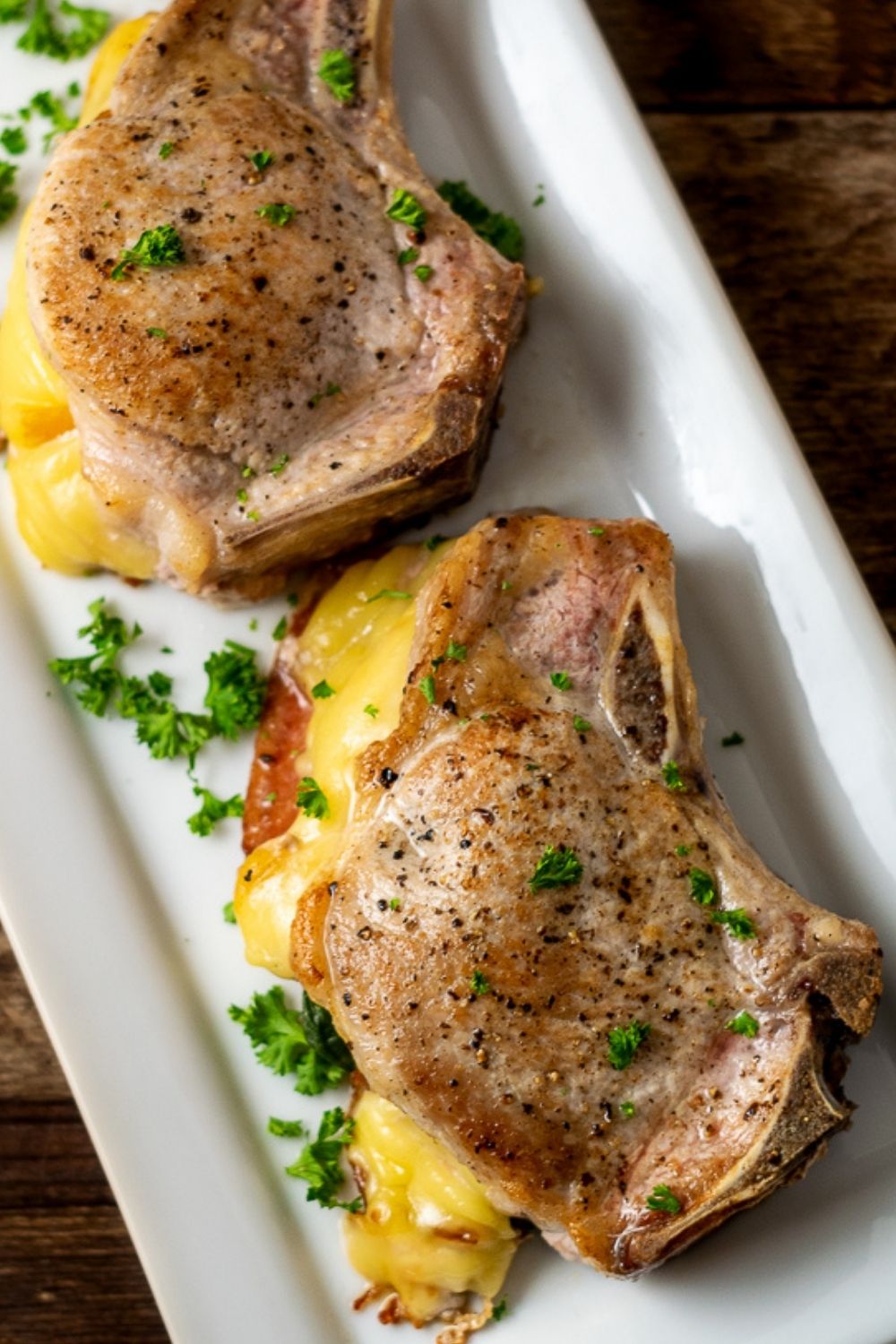 Smoked Gouda And Bacon Stuffed Pork Chops 30 Minutes • Zona Cooks 