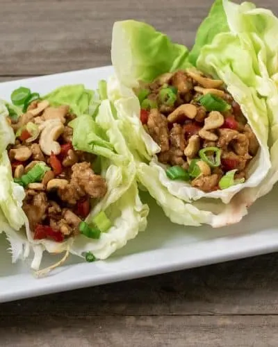 Asian Chicken Lettuce Wraps