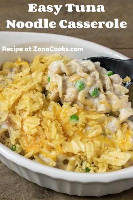 Tuna Noodle Casserole (with Potato Chips) 35 min • Zona Cooks