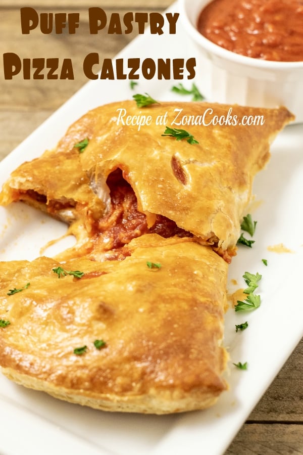 Puff Pastry Pizza Calzones Small Batch for Two • Zona Cooks