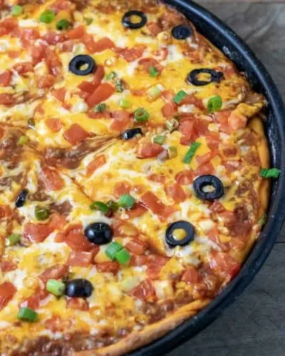 Beef Enchilada Pizza