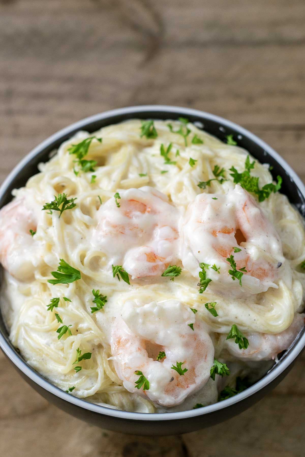 Easy Shrimp Fettuccine Alfredo With Jar Sauce Bios Pics