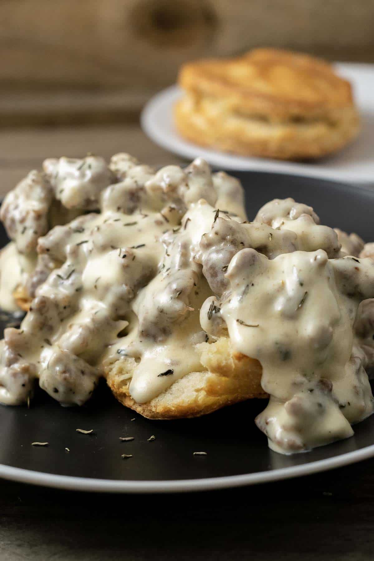 Biscuits and Gravy for Two (30 minutes) • Zona Cooks