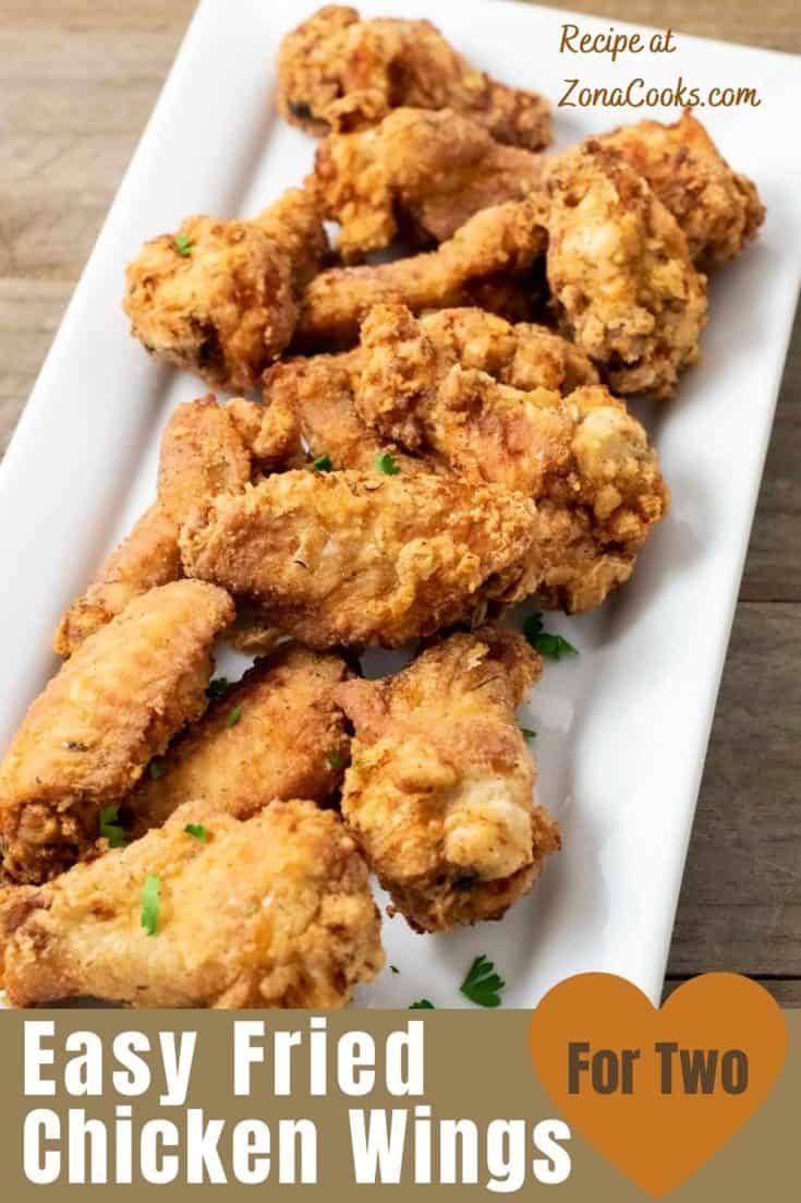 Easy Homemade Crispy Chicken Wings • Zona Cooks