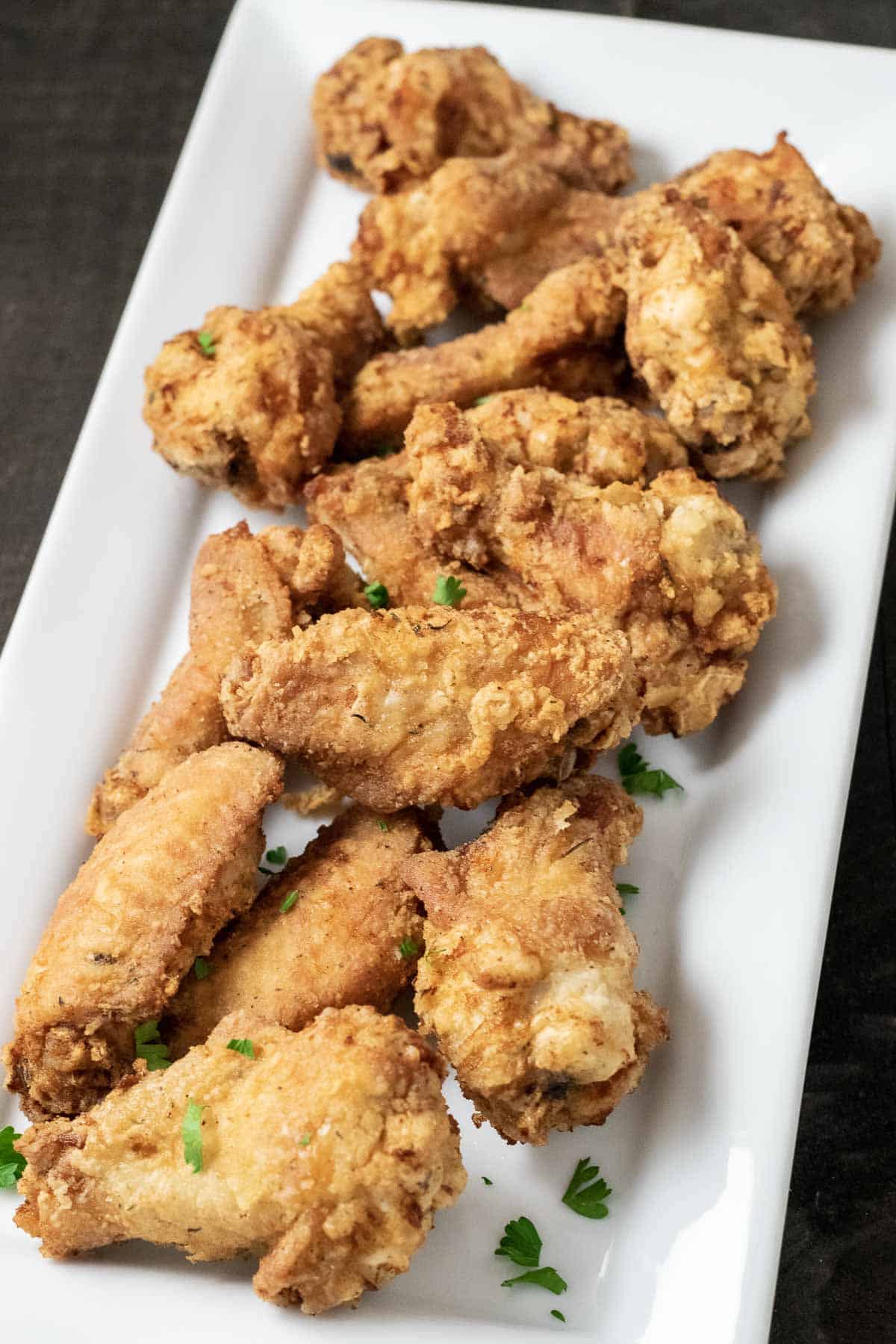 Easy Homemade Crispy Chicken Wings • Zona Cooks