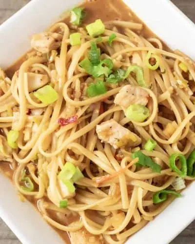 Thai Chicken Peanut Noodles