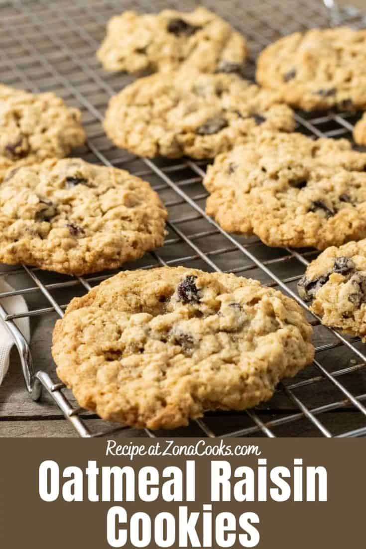 Oatmeal Raisin Cookies (30 min) Small Batch • Zona Cooks