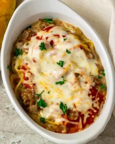 Cheesy Spaghetti Bake
